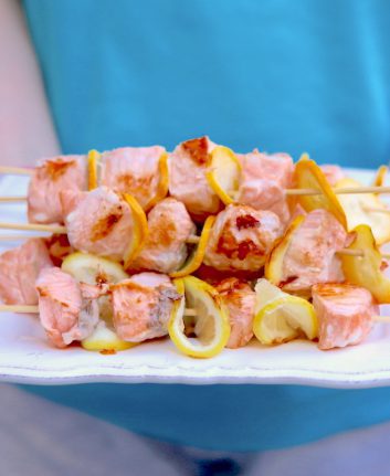 Brochettes cuites