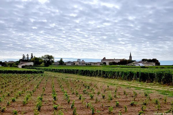 Vue sur Saint Emilion depuis Beau Séjour Bécot