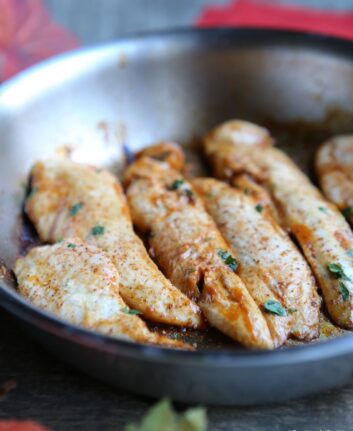 Aiguillettes de poulet grillé à l’aigre-douce