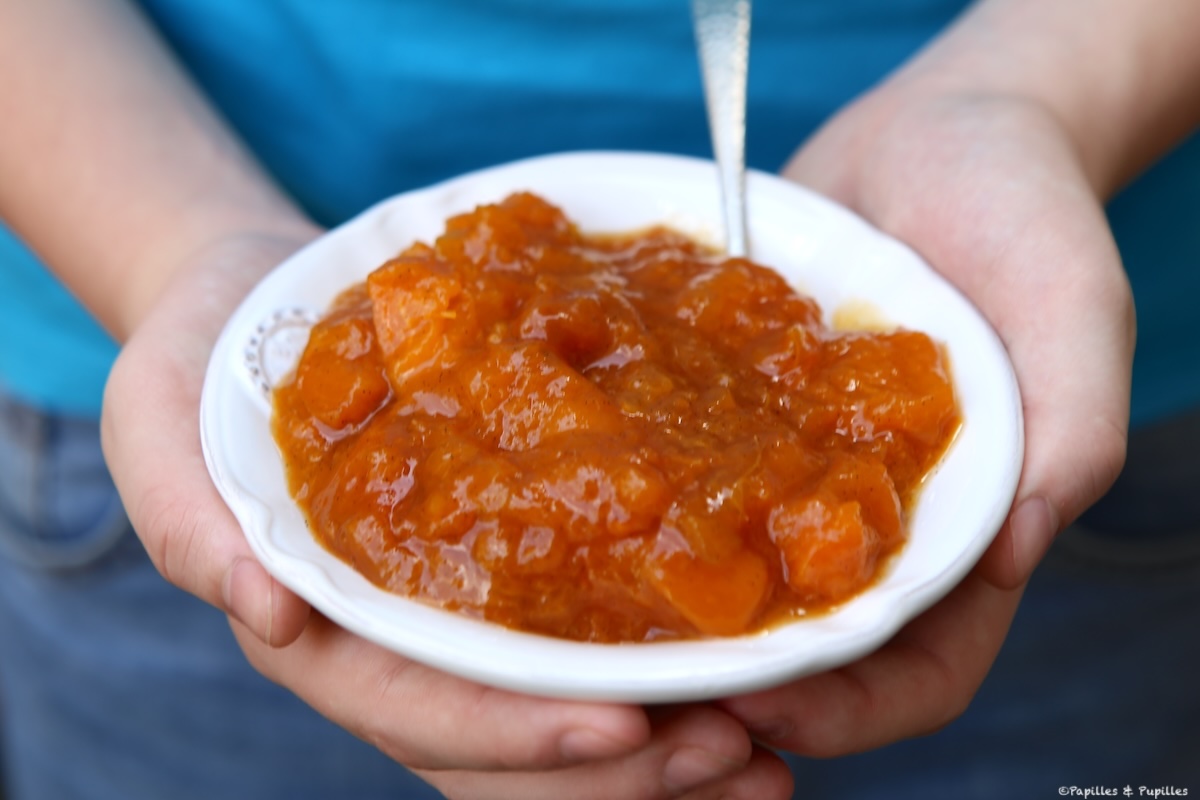 Compote d'abricots à la vanille