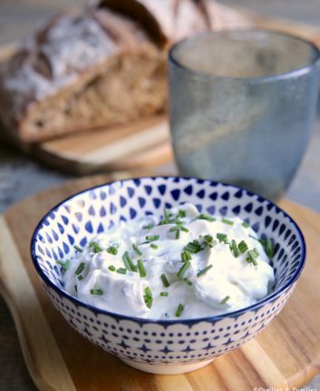 Tartinade chèvre ciboulette