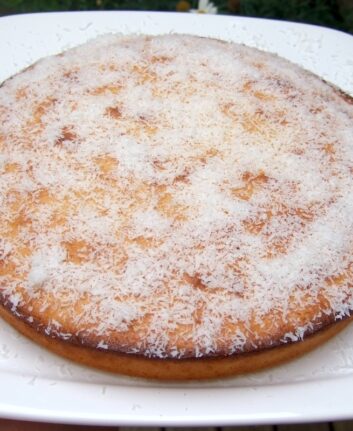 Gâteau au yaourt et noix de coco