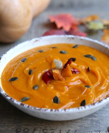 Velouté de butternut rôtie aux épices
