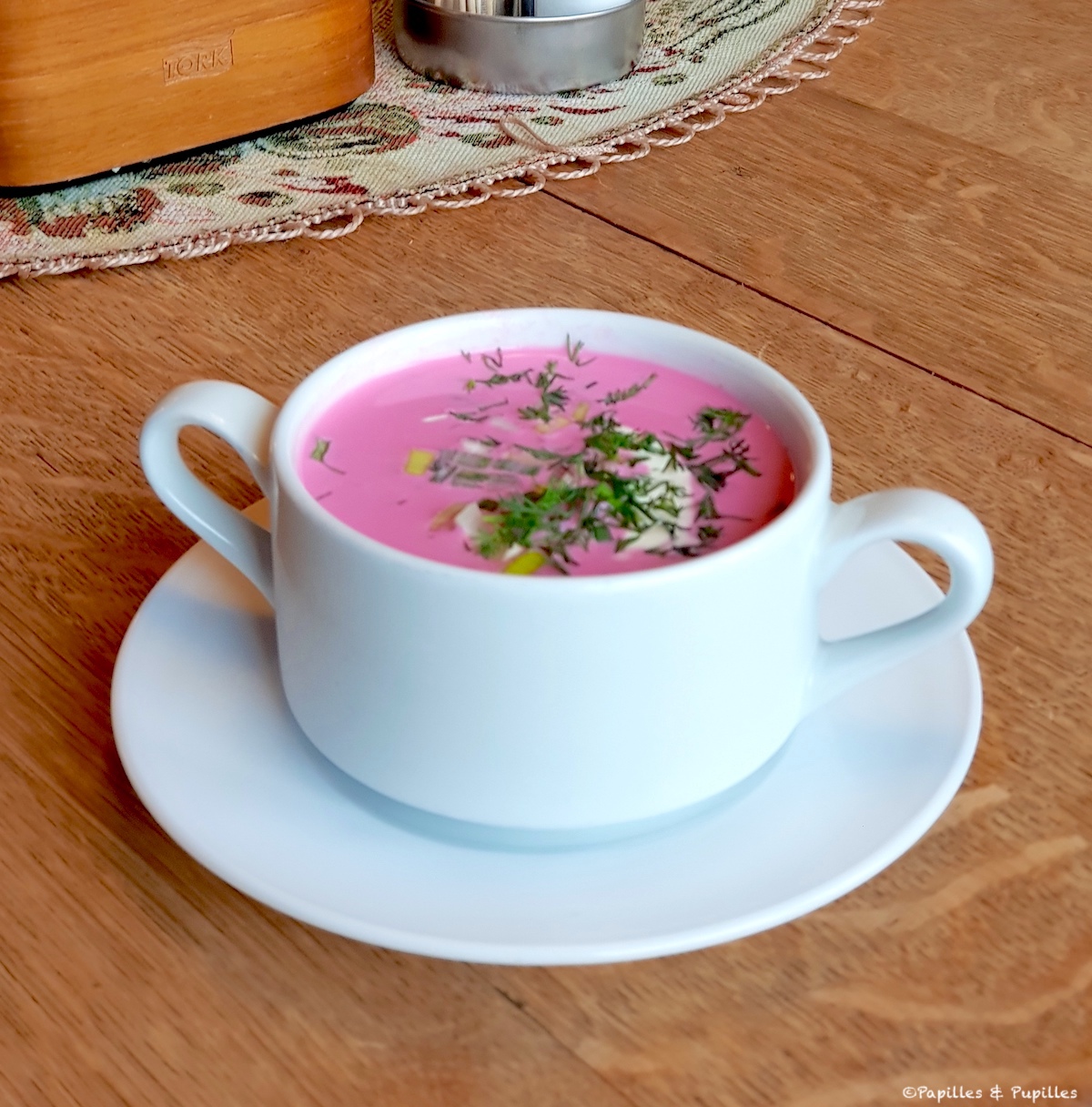 Pink soup
