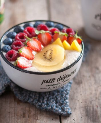 Rainbow bowl du petit déjeuner