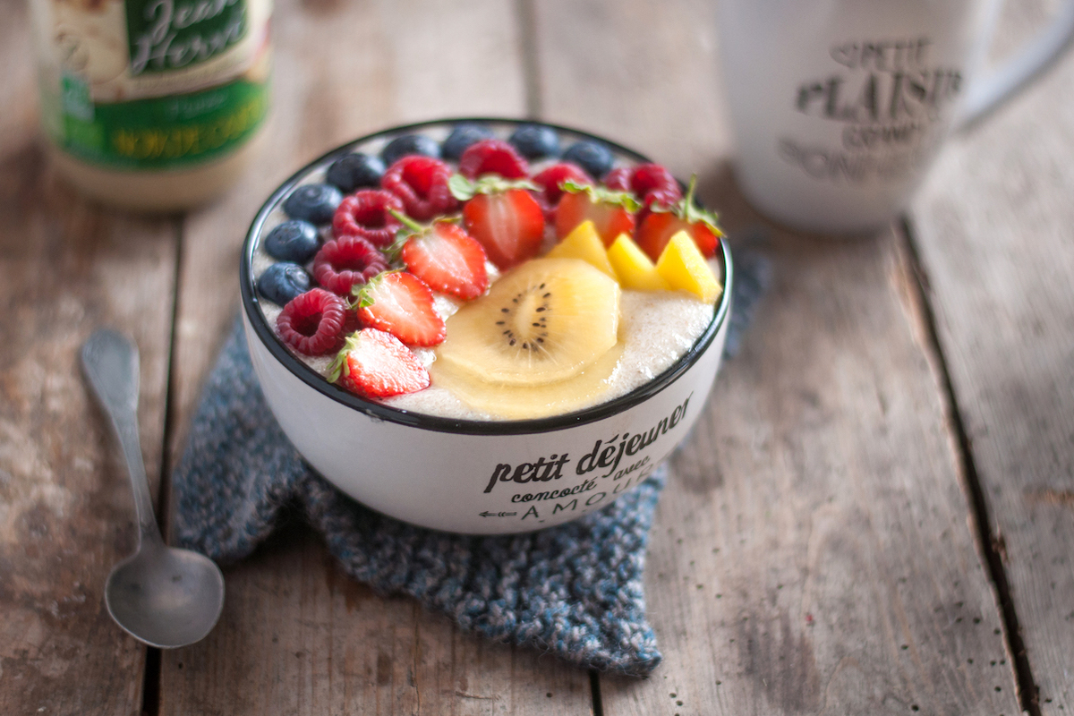 Rainbow bowl du petit déjeuner