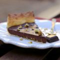 Tarte chocolat et pistaches