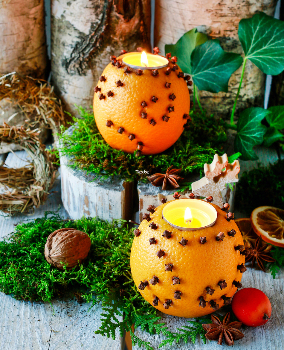 Bougie dans une orange © Agnes Kantaruk shutterstock