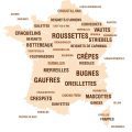 Carte de France des beignets