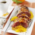 Magret de canard à l'orange en croûte de sel
