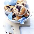 Muffins aux myrtilles sauvages et aux noix ©Wild Blueberry Association of North America