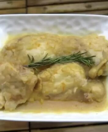 Hauts de cuisse de poulet à l'orange