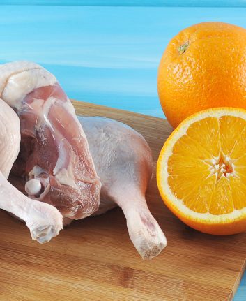 Hauts de cuisse de poulet à l'orange © Lenasirena shutterstock