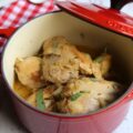 Poulet à la moutarde et à l'estragon
