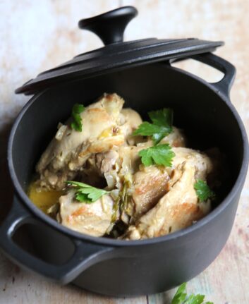 Poulet à la moutarde