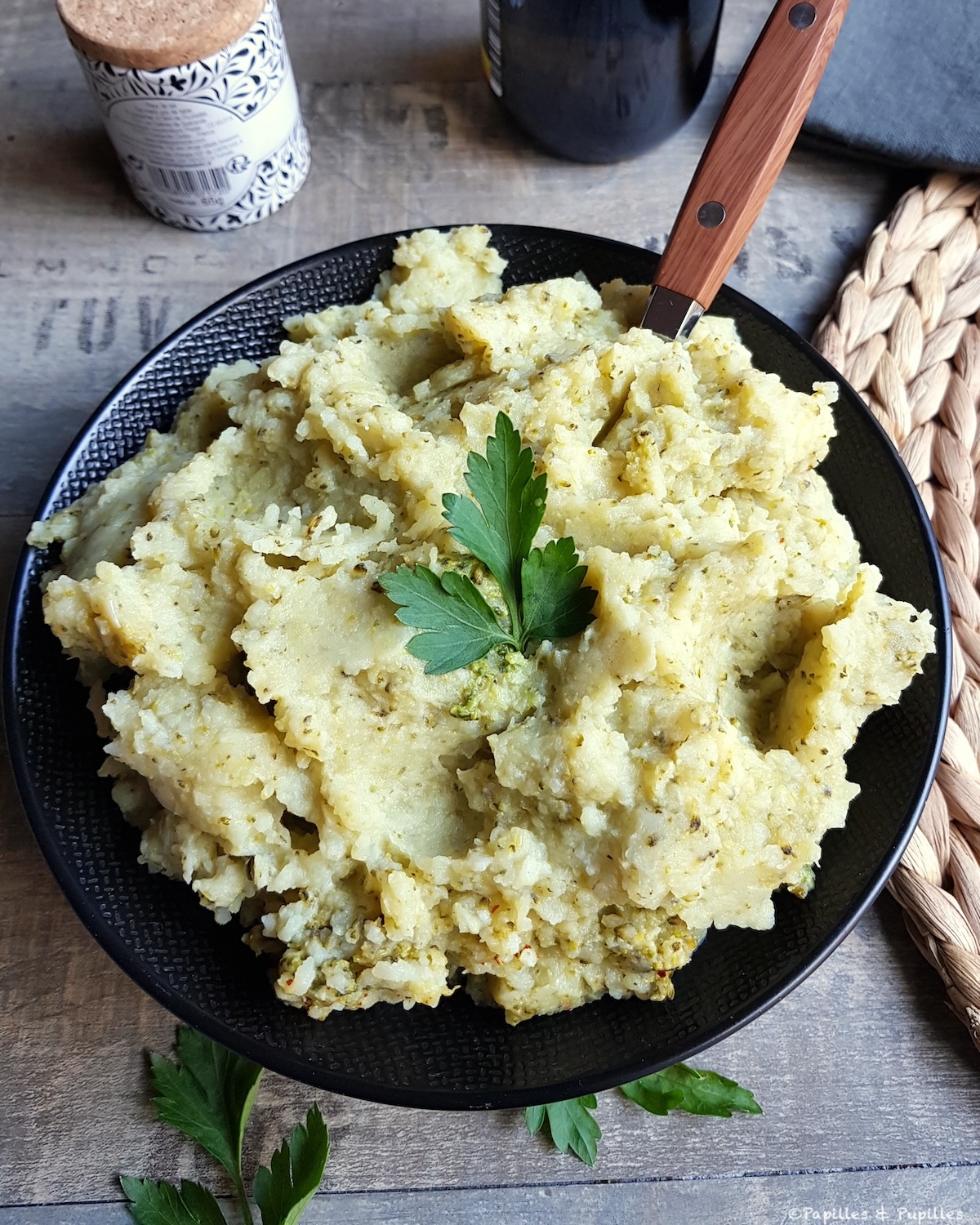 Purée de brocolis et pommes de terre