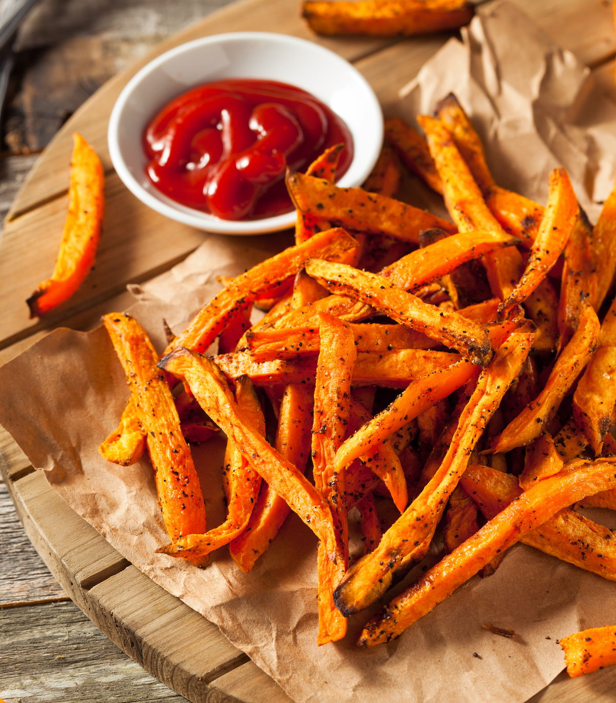 Frites de patates douces au four ©De Brent Hofacker shutterstock