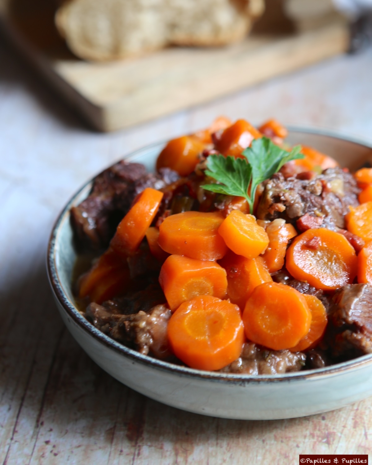 Joues de boeuf façon Bourguignonne 