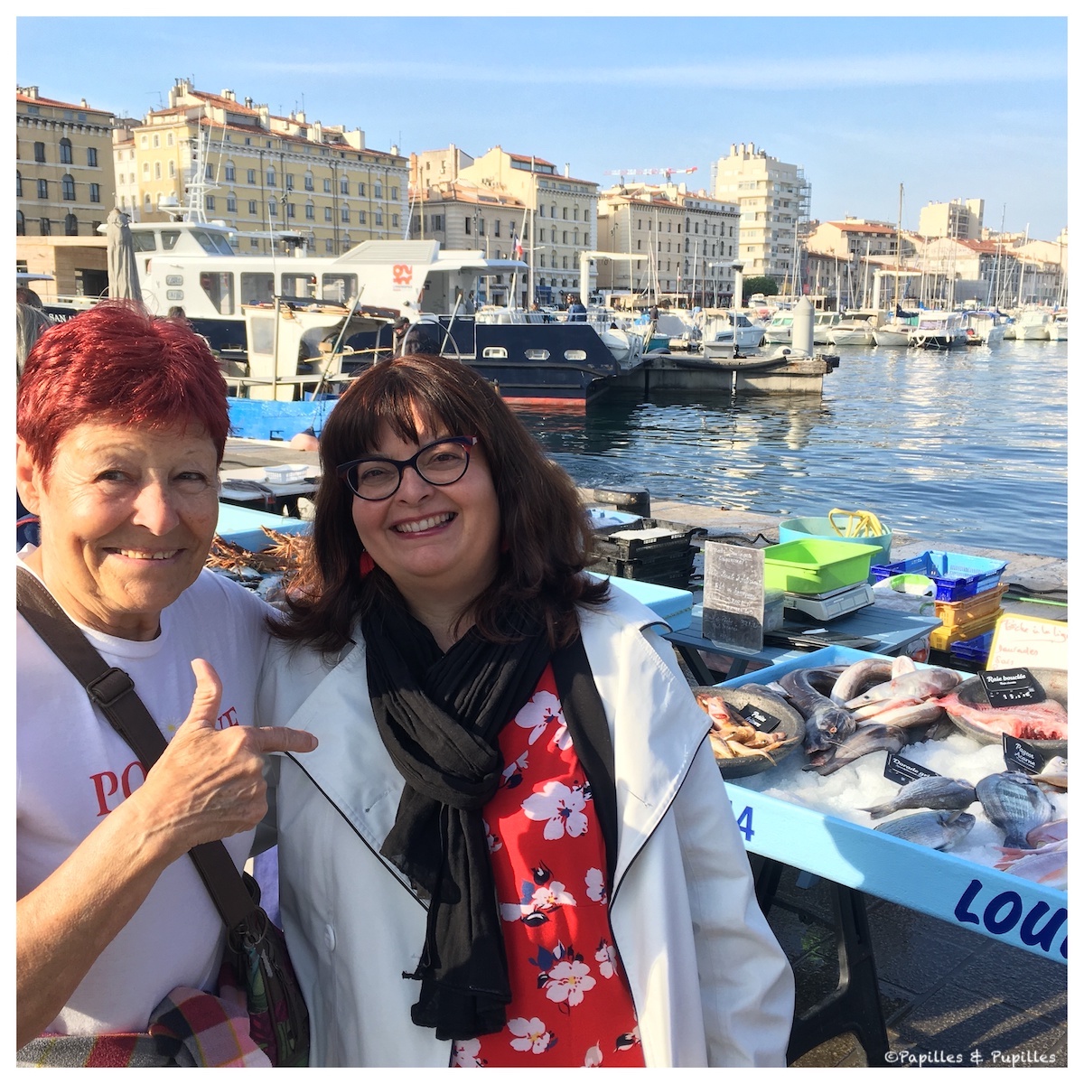 Avec Monique sur le Vieux Port - Marseille