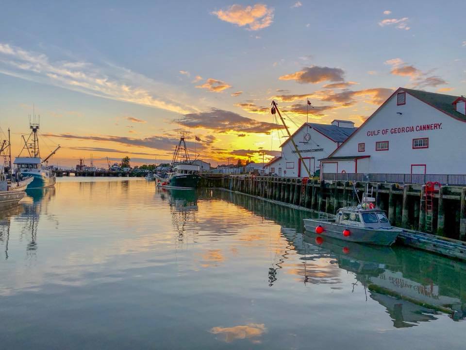 Steveston - Coucher de soleil ©Gulf of Georgia Cannery National Historic Site