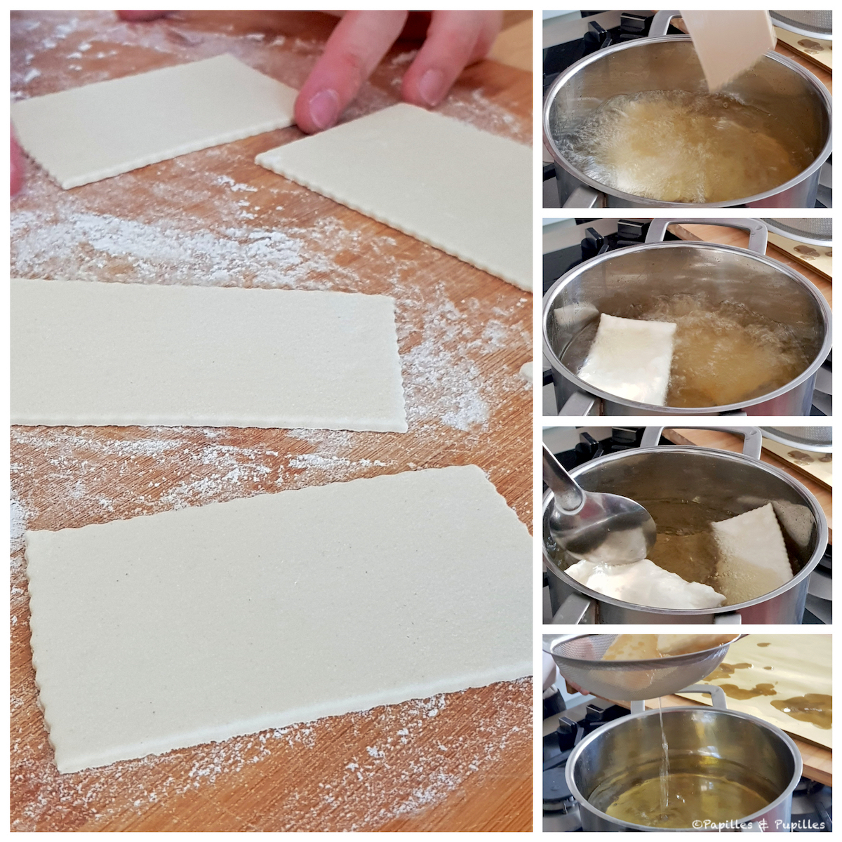 Préparation des gnocco fritto