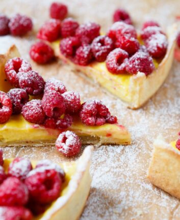 Tarte aux framboises ©Olha Afanasieva shutterstock
