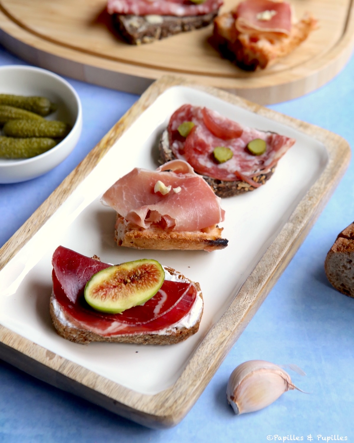 3 tartines pour l'apéritif
