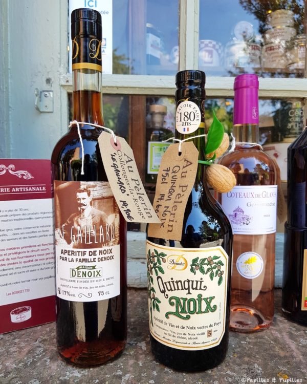 Vin et liqueur à base de noix