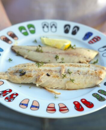 Filets de maquereaux à la plancha, thym et citron