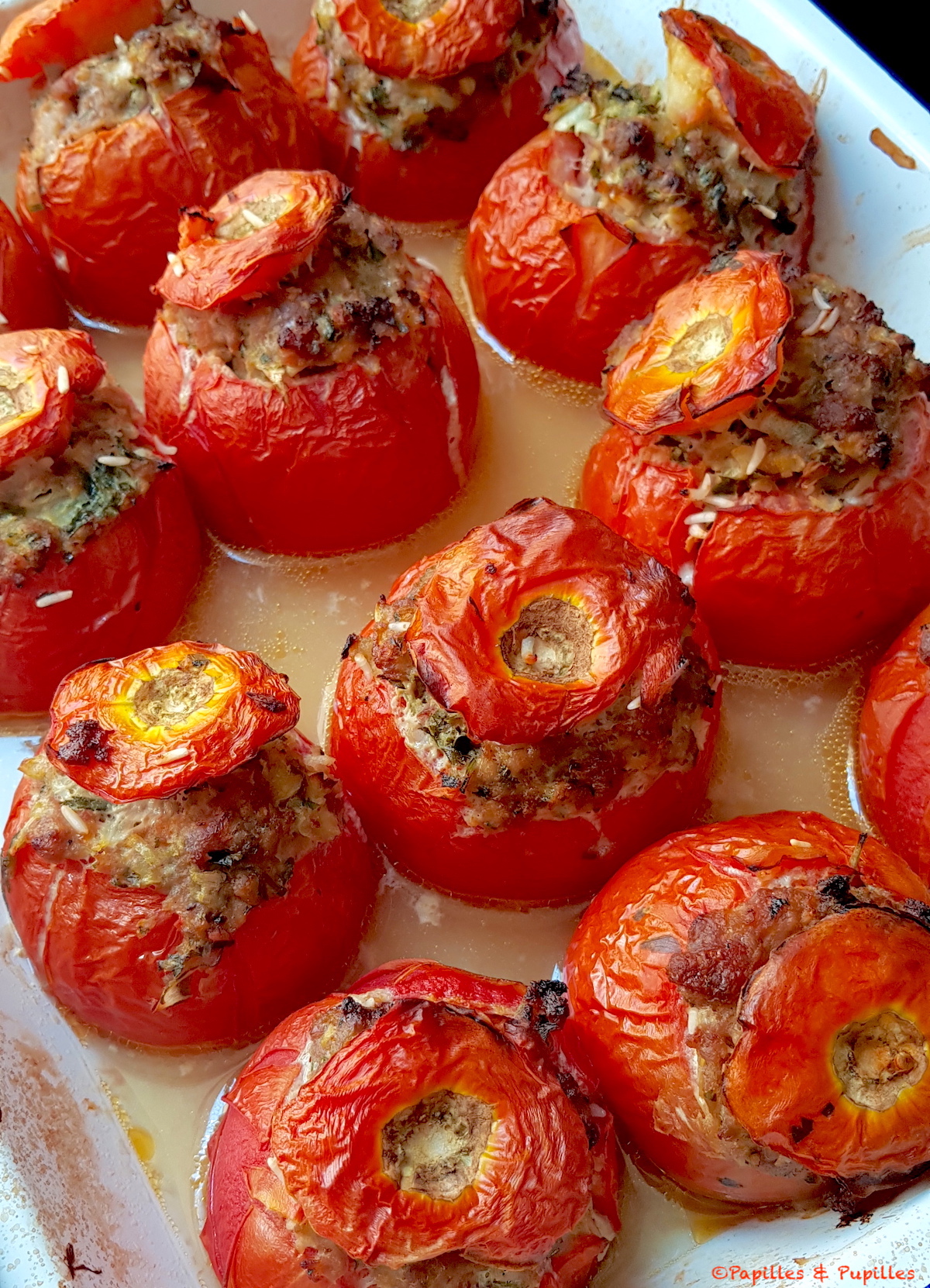 Tomates farcies cuites