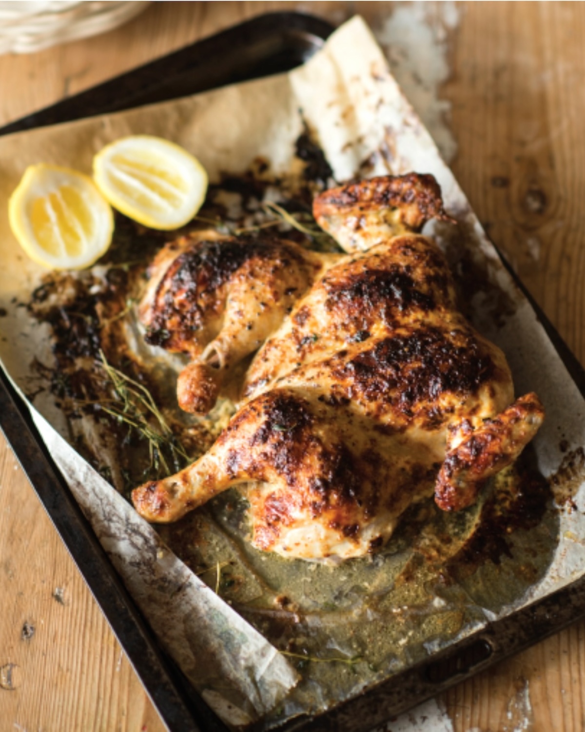 Le poulet en Crapaudine de Mike