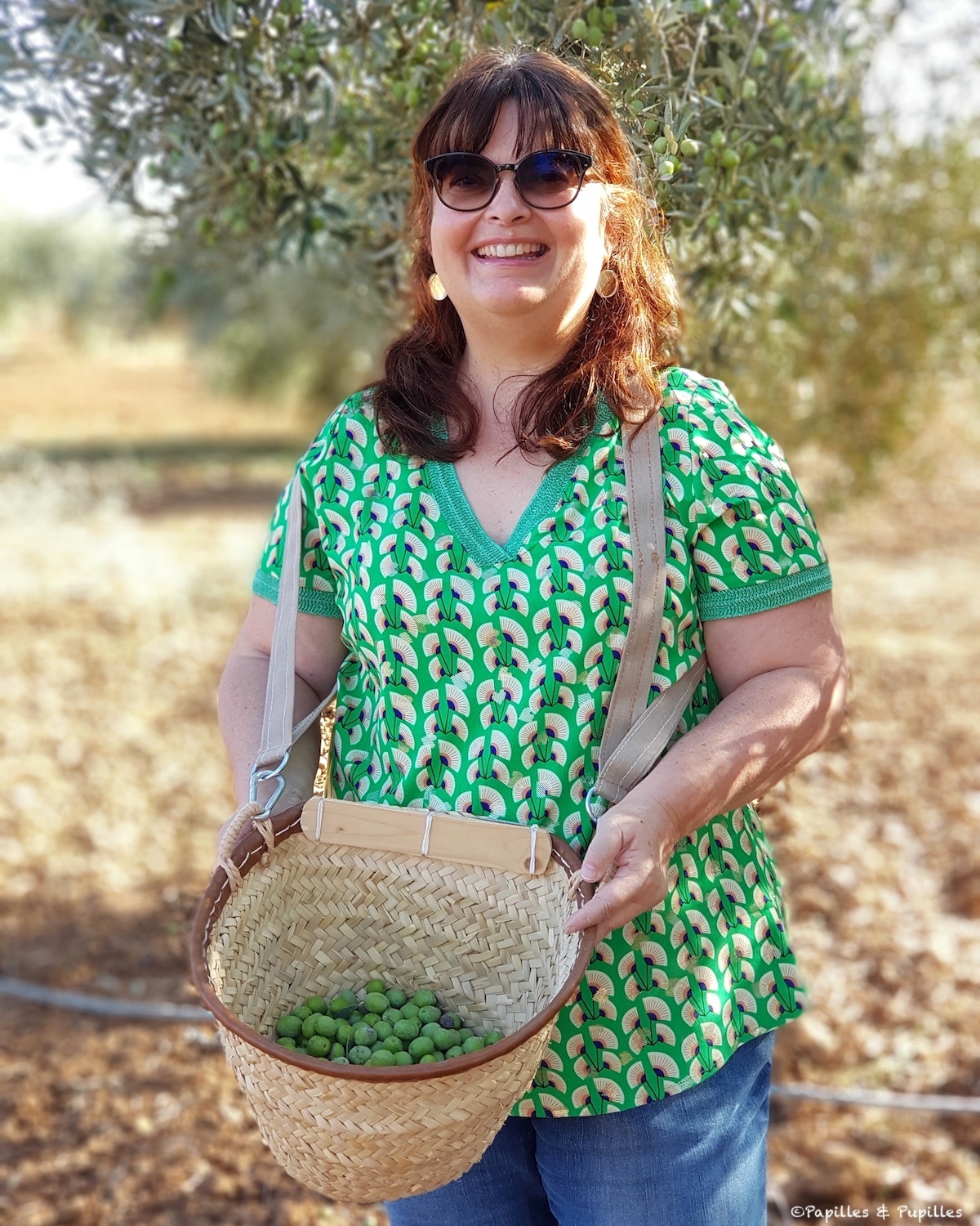 Anne - cueillette des olives