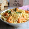 Linguines aux crevettes et au citron