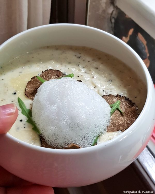 Risotto à la truffe, lié au Parmesan