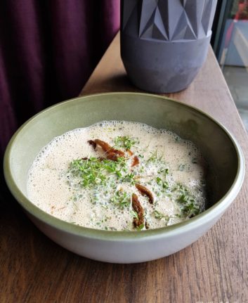 Soupe aux champignons