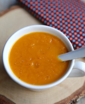 Velouté de potiron au massalé