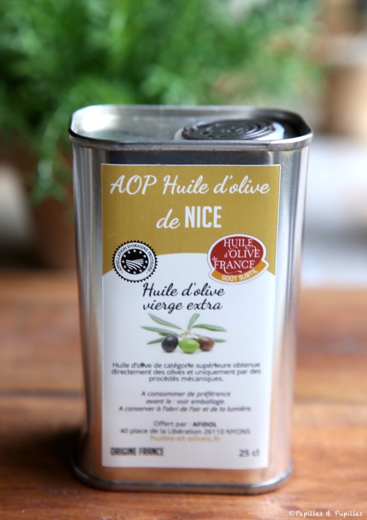Huile d'olive de Nice AOP