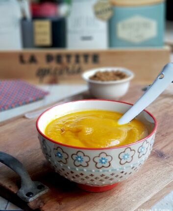 Soupe de carottes au massalé