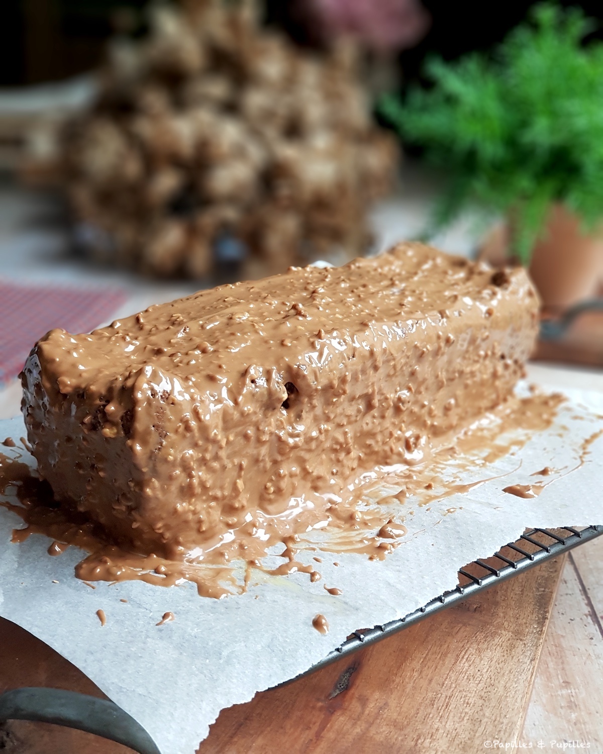 Ореховый торт с пралине и глазурью из каменной глазури: изысканный вкус