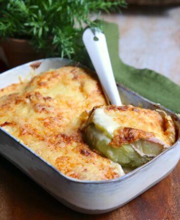 Chouchou bechamel jambon