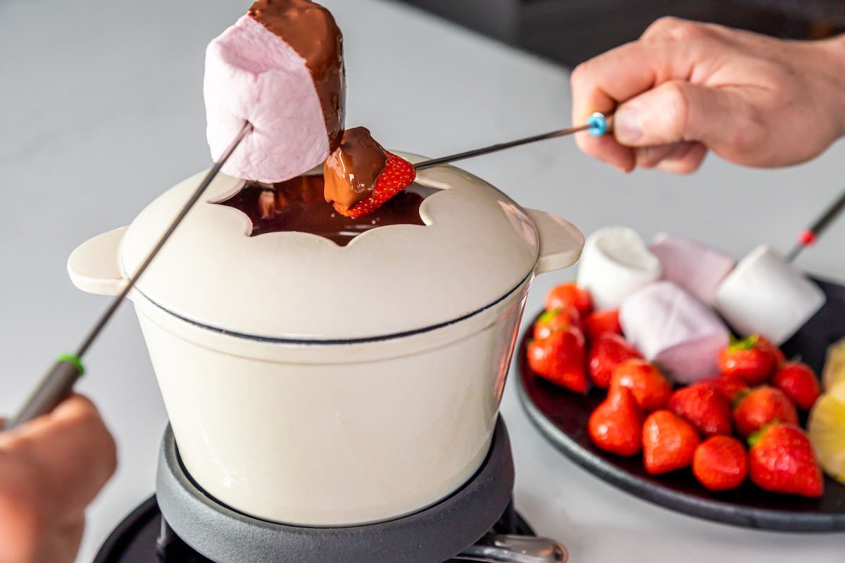 DESSERT FONDUE CHOCOLAT, Appareil à fondue