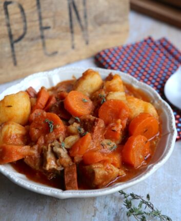 Sauté de porc à la portugaise