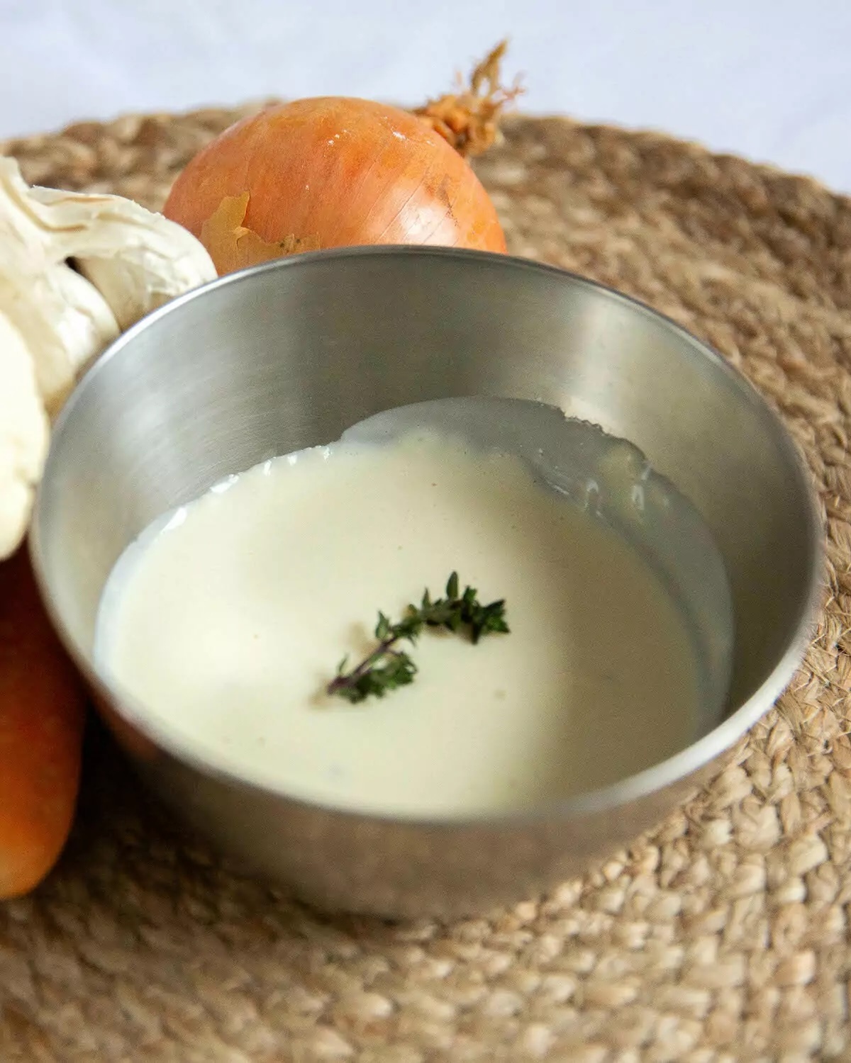 Sauce béchamel au Valençay