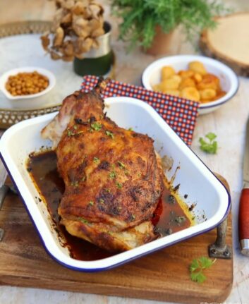 Epaule d'agneau aux épices douces, miel et gingembre