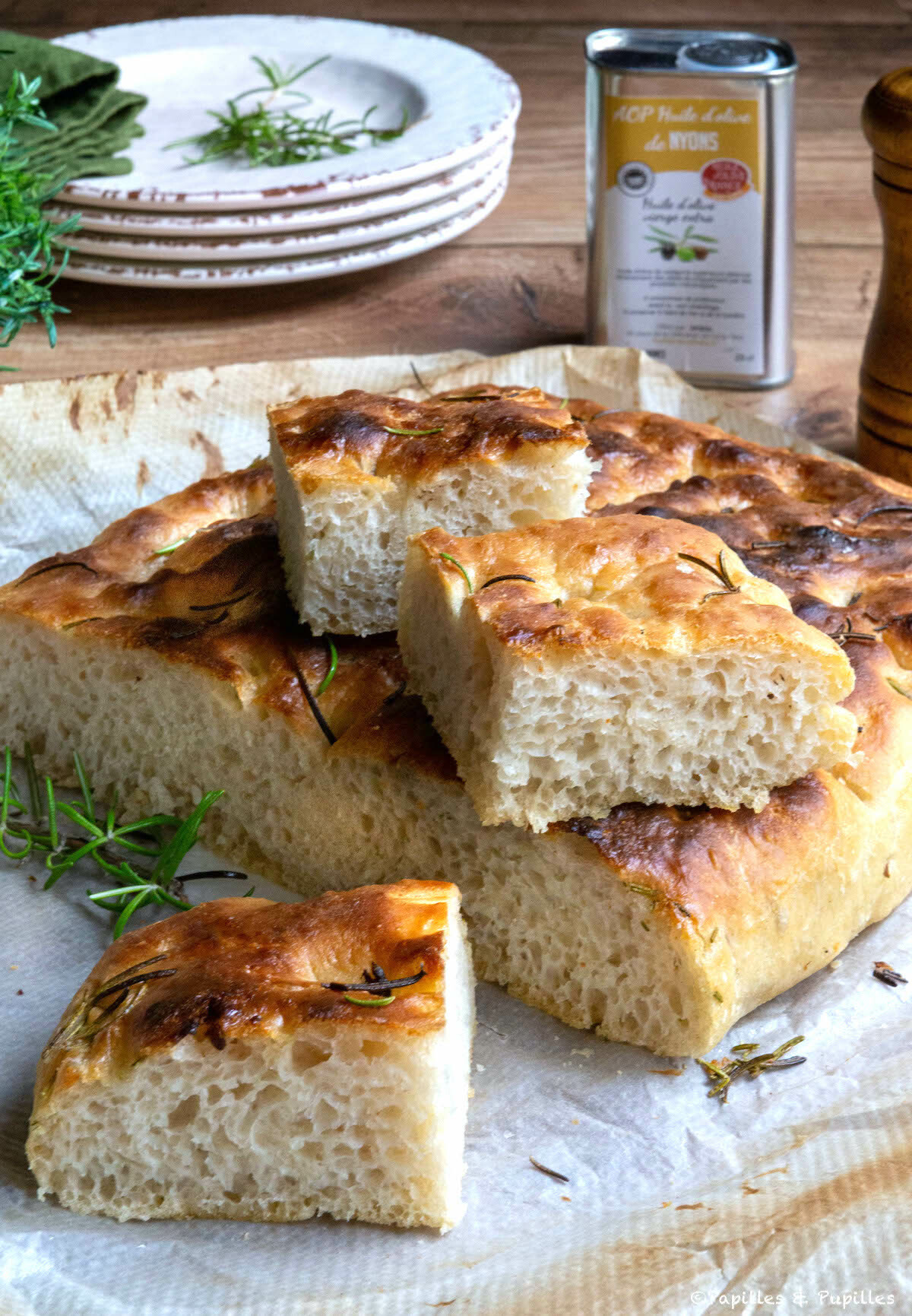 Focaccia au romarin 