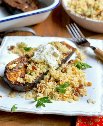 Aubergines à la chermoula