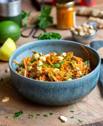 Carottes râpées à l'indienne