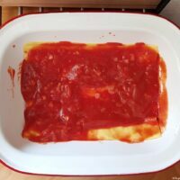 La sauce tomate sur les pâtes