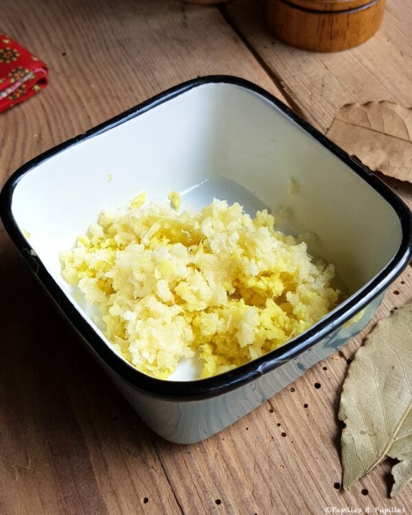 Mélange ail gingembre