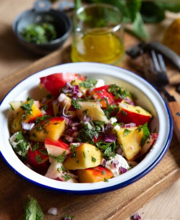 Salade de nectarine